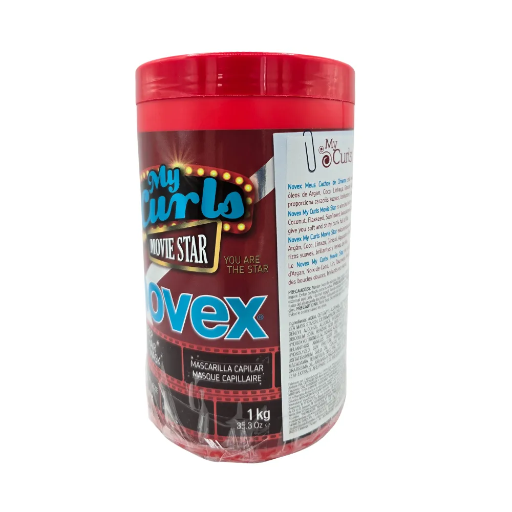 Novex My Curls. Movie Star Hair Mask 1K TARA Agrietada Novex My Curls. Movie Star Hair Mask 1K TARA Agrietada